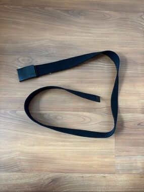 Unisex Vans Black Fabric Belt